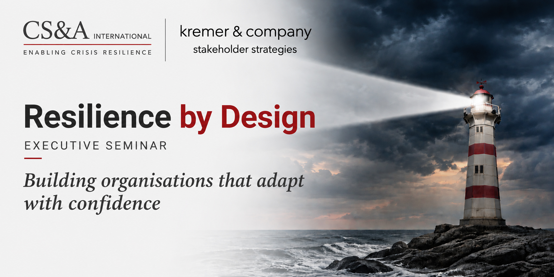 Resilience by Design event